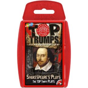 Top Trumps Card Game Shakespeare's Plays - Family Games for Kids and Adults - Learning Games - Kids Card Games for 2 Players and More - Kid War Games - Card Wars - for 6 Plus Kids