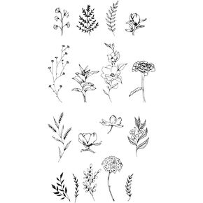 Sizzix Clear Stamps Set – Garden Botanicals by Lisa Jones