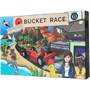 Bucket Race | New Strategy and Adventure Board Game for Families and Friends | 3-5 Players | Ages 10+ | 45-60 Minutes Playtime | Great for Competitive Board Gamers