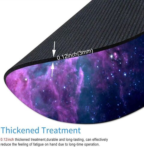 لوحة ماوس، لوحة ماوس Galaxy Nebula، لوحة ماوس دائرية قابلة للغسل لأجهزة الكمبيوتر المحمول في مكتب الألعاب، وسادات ماوس كمبيوتر لطيفة مطاطية غير قابلة للانزلاق للفأرة اللاسلكية، وسادات ماوس لطيفة للمكتب 7.9 × 7.9 × 0.12 بوصة in Saudi Arabia