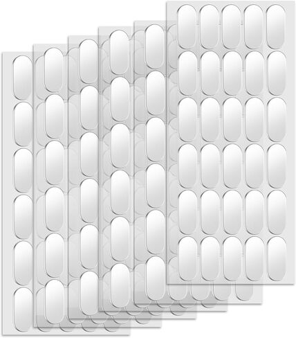 Double Sided Adhesive Pads Strong Sticky Glue Dots, Mounting Tape Heavy Duty Hang Picture Decor Poster Map, Clear Large Sticky tack Removable for Christmas Decoration in Kuwait