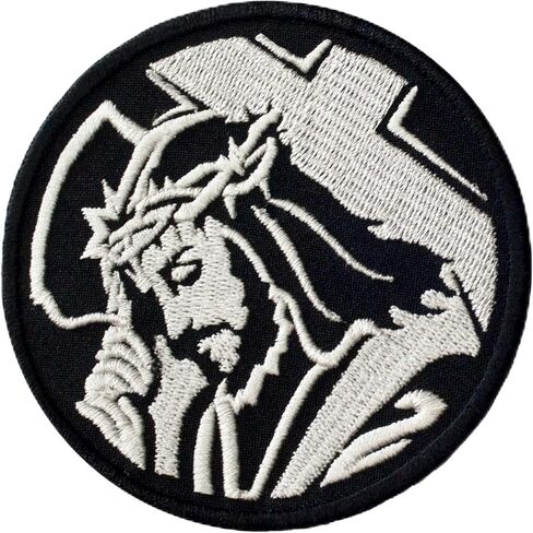 Jesus Carrying The Cross Embroidered Patch Iron On Size 3.5 X 3.5 inches 90 X 90 in Saudi Arabia