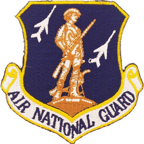 United States Air Force USAF Air National Guard Embroidered Patch, with Iron-On Adhesive in Saudi Arabia