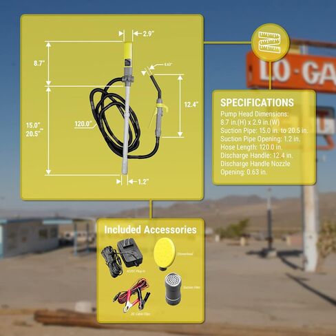 TERA PUMP Multipurpose DEF Transfer Pump 2.5 Gallon per Min, Battery Powered Fuel Transfer Pump with Flow Control Nozzle for Quick Stop of Gas, Diesel, E15, E85, Agri Chemicals, and more in Saudi Arabia