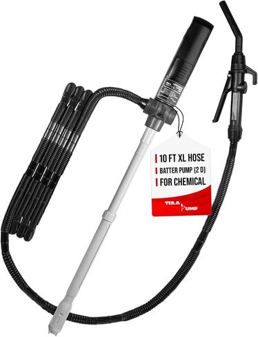 TERA PUMP Multipurpose DEF Transfer Pump 2.5 Gallon per Min, Battery Powered Fuel Transfer Pump with Flow Control Nozzle for Quick Stop of Gas, Diesel, E15, E85, Agri Chemicals, and more in Saudi Arabia