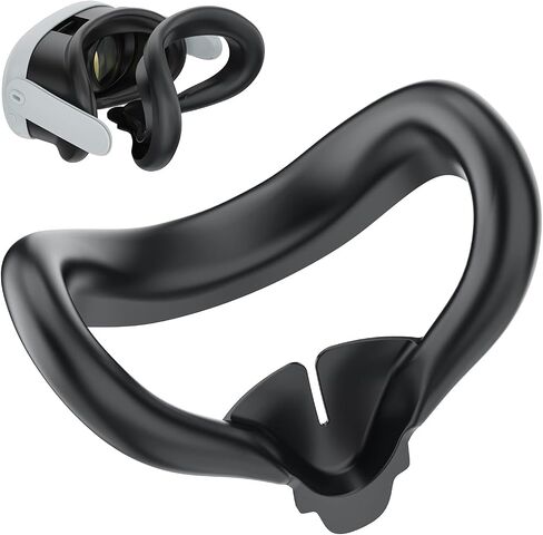 【New Upgrade for 2024】 Silicone Face Pad Cover Kit for Meta Quest 3, Specially Designed for Meta Quest 3 Facial Interface, Meta Quest 3 Accessories, EVA Lens Cap, Rocker Cap in Saudi Arabia