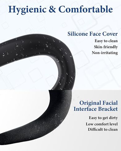 【New Upgrade for 2024】 Silicone Face Pad Cover Kit for Meta Quest 3, Specially Designed for Meta Quest 3 Facial Interface, Meta Quest 3 Accessories, EVA Lens Cap, Rocker Cap in Saudi Arabia
