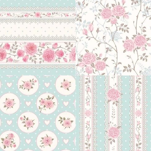 Spring Garden of Dreams Theme Dot Scrapbook, DIY Album Scrapbook Paper, Greeting Card Making Background Paper Craft Supplies Painting Decoration Travel Diary Paper 6"x6" (In spring) in Saudi Arabia