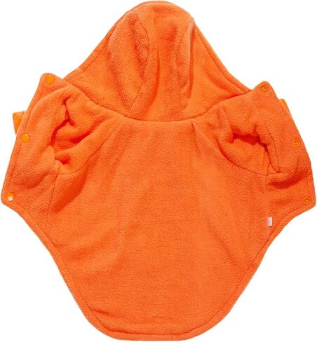 Pumpkin Costumes for Dogs, Halloween Costume for Dogs Small, Pet Cosplay Dress, Puppy Warm Outfits Fleece Hoodie, (M for 5.5~8.0 lbs) in Saudi Arabia