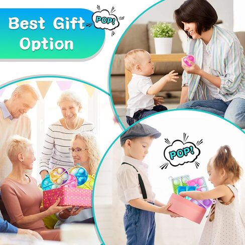 Pop Fidget Keychain It Mini Fidget Toys Bulk 30 Pack Party Favors for Kids 4-8,8-12 Year Boys Girls Push Pops Bulk Toys Its Small Prizes for Kids Classroom Birthday Party Favors Bubble Poppers in Saudi Arabia