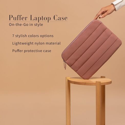 ANECDOTE Laptop Case 13-14 Inch – A Perfect Laptop Sleeve That is Compatible with MacBook Air/Pro and iPad Pro 12.9 – Fits in Your Bag, Padded and Protective with an Aesthetic Design (Neon Yellow) in Kuwait