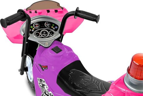 KID MOTORZ Lil Patrol Ride On Toy, 6V, Purple and Pink in Saudi Arabia