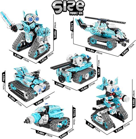 Amy&Benton Girls Remote Control Robot Building Kit Stem Pink Robot Kit with APP for 7 8 9 10 11 12 Year Old Girls Birthday Gifts in Saudi Arabia
