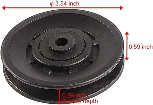 عجلة بكرة تحمل عالمية 90 مللي متر لآلة الكابلات معدات الصالة الرياضية جزء باب المرآب in Kuwait