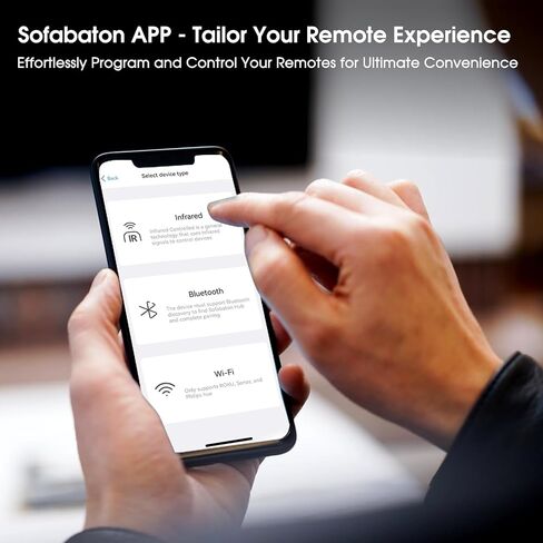 SofaBaton Universal Remote, All in One Universal Remote Control with Hub & APP, One-Touch Activities, Compatible with 60+Devices, IR/Bluetooth/WiFi/Alexa/Google Assistant, Raise to Wake (X1S Remote) in Saudi Arabia