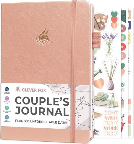 Clever Fox Couple’s Journal – Couples Date Night, Activity & Journaling Workbook – Relationship Book to Plan Dates & Fill Out Together – Engagement Gift Ideas – A5 Size (Aquamarine) in Saudi Arabia