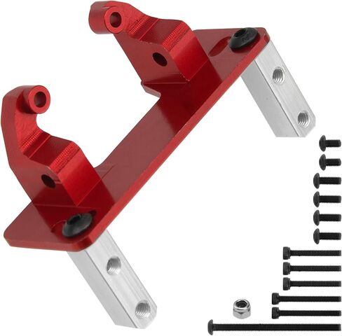 ShareGoo Metal Axle Servo Mount Base Stand Compatible with Axial SCX10 II 90046 AR44 Axle & MN999 Axle 1/10 RC Crawler Car Upgrade Part (Red) in Saudi Arabia