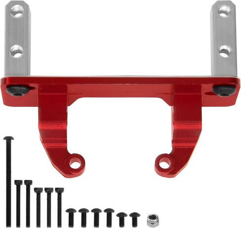 ShareGoo Metal Axle Servo Mount Base Stand Compatible with Axial SCX10 II 90046 AR44 Axle & MN999 Axle 1/10 RC Crawler Car Upgrade Part (Red) in Saudi Arabia