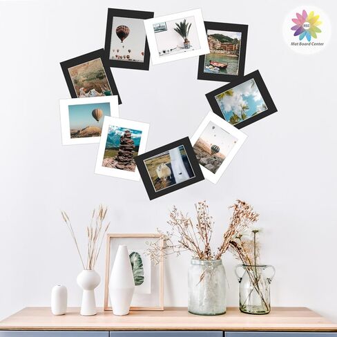 مركز لوحة السجادة، 10 عبوات 8X8 لوحة دعم غير مقطوعة - ورقة كاملة - للفنون والمطبوعات والصور والمطبوعات والمزيد (أبيض/أسود اللون) in Kuwait