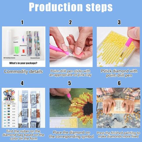 مجموعات الفن زهرة الماس للبالغين، مجموعات الطلاء الماس عباد الشمس للمبتدئين مجموعات الرسم الفن جوهرة، زهرة الزجاج الملون DIY 5D الماس اللوحة ديكور جدار المنزل 14 × 14 بوصة in Kuwait