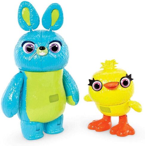 Mattel Disney Pixar's Toy Story Ducky and Bunny 2-Pack in Movie-inspired Relative Scale Interactive, Talking, for Ages 4 Years Old and Up in Saudi Arabia