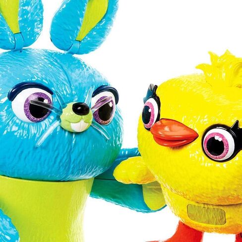 Mattel Disney Pixar's Toy Story Ducky and Bunny 2-Pack in Movie-inspired Relative Scale Interactive, Talking, for Ages 4 Years Old and Up in Saudi Arabia