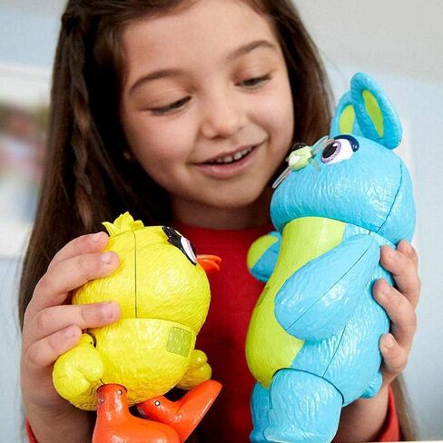 Mattel Disney Pixar's Toy Story Ducky and Bunny 2-Pack in Movie-inspired Relative Scale Interactive, Talking, for Ages 4 Years Old and Up in Saudi Arabia