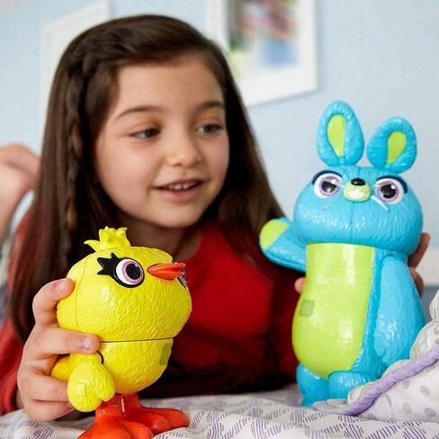 Mattel Disney Pixar's Toy Story Ducky and Bunny 2-Pack in Movie-inspired Relative Scale Interactive, Talking, for Ages 4 Years Old and Up in Saudi Arabia