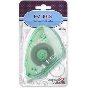 SCRAPBOOK ADHESIVES BY 3L EZ Runner, E-Z Dots Repositionable Dispenser, 49-Feet