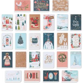 American Greetings African American Christmas Cards Boxed with Envelopes, Traditional & Religious Designs (24-Count)