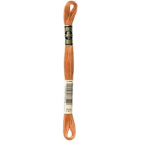 DMC Stranded Cotton Embroidery Thread 721 - per skein