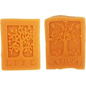 Life Tree Soap Molds Silicone Soap Mold Craft Molds DIY Handmade Set of 2 Longzang Mold (S216-S217)