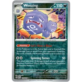 Pokemon - Weezing 110/165 - Pokemon 151 - Reverse Foil - Single Card