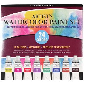 Studio Series Artist's Watercolor Paint Set (24 colors)