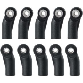 Plastic Link Rod End M4 Ball Joint Head Upgrades for 1/10 Axial SCX10 TRX-4 D90 RC Car Truck Buggy Crawler (CW #C)