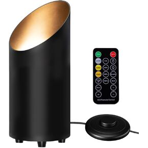 4 Pack Uplighting Indoor Floor Can Light with Remote and Timer,3 Color Temperatures Dimmable Up Lights with 6000K/4000K/3000K Spotlights Indoor for House Plant Wall Artwork Dark Corner Sofa