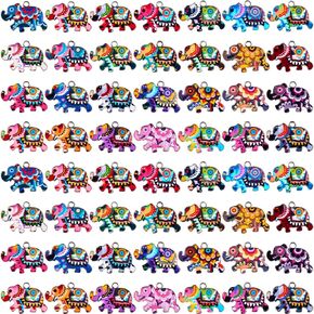 Elephant Charms Elephant Bracelet Charms Elephant Pendant Charms for Jewelry Making Earring DIY Keychain