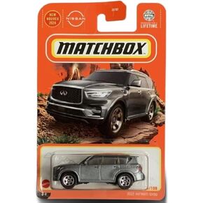 Matchbox 2022 Infiniti QX80 Diecast Car Model, 1:64 Scale, Gray