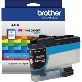 Brother Genuine LC404C Cyan INKvestment Tank Ink Cartridge