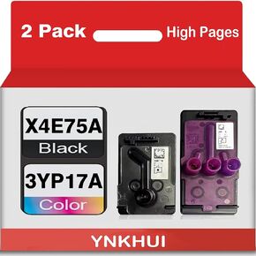 X4E75A 3YP17A Print Head Combo Pack High Pages X4E75A 3YP17A Printhead Use for HP Smart Tank 660 670 700 6000 6001 7000 7001 7300 7301 7600 7602 Series for HP Smart Tank 500 600 700 Printers