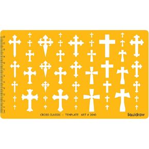 Jewellery Design Templates Stencil, Jewellery Making Template Stencils - Crosses