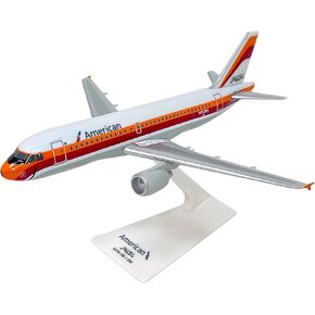 Flight Miniatures American/PSA A319-100 1:200 Scale - Plastic Snap-Fit Model Airplane - Collectible Replica of American/PSA Airlines Aircraft - Part# AAB-31900H-009