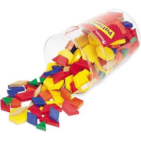 Learning Resources Pattern Blocks, 1CM, Plastic, Set of 250