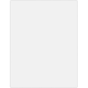 LUXPaper 8.5" x 11" Cardstock | Letter Size | White | 80lb. Cover | 100% Recycled | 50 Qty