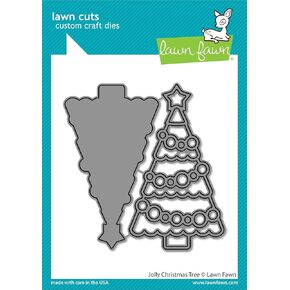 Lawn Fawn Lawn CUTS Dies, Jolly Christmas Tree