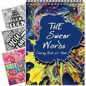 Adult Coloring Book Spiral Bound, Swear Word Coloring Book for Adults Relaxation, Adult Swear Words Coloring Book, Adult Coloring Book Cuss Words, Spiral Bound Coloring Book for Women Relaxation