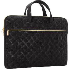 Laptop Sleeve Case Bag 15.6 Inch Polyester Lightweight with Handle Compatible with 16 inch MacBook Pro M1 M2 Pro/Max 15.6 inch Acer ASUS Dell HP Thinkpad Chromebook Gaming Laptop, Black