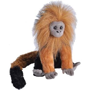 Wild Republic Golden Lion Tamarin, Cuddlekins, Stuffed Animal, 12 inches, Gift for Kids, Plush Toy, Fill is Spun Recycled Water Bottles