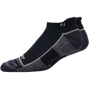FootJoy Men's 2023 ProDry Roll Tab 2-Pack, Black, Fits Shoe Size 7-12