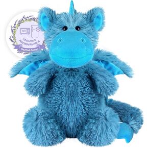 Coolable and Warmable Dragon Stuffed Animals, Microwavable Stuffed Animals Heating Pad for Period Cramps and Pain Relief, Lavender Scented Stuffed Dragon Plushies, Cute Dino Dragon Gifts